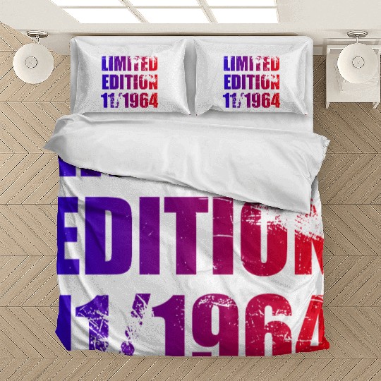 60th birthday Limited Edition 11/1964 Bedding Sets