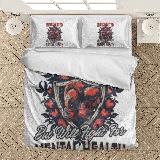 Depression Awareness Introverted Fight Mental Heal Bedding Sets