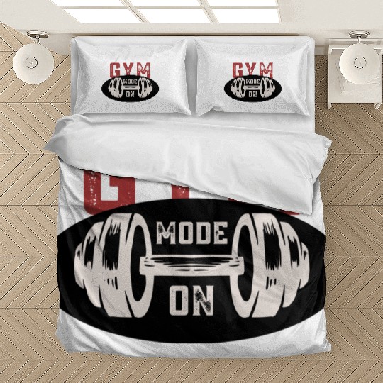 Gym Mode On – Gym & Workout Motivation Bedding Sets