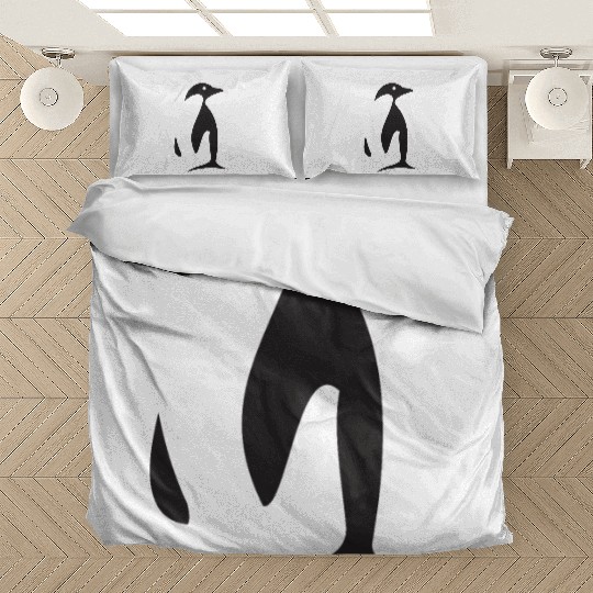 Funny penguin , penguin Logo , Penguin Lovers Bedding Sets