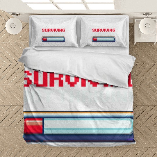 Depression Awareness Surviving, Not Thriving Bedding Sets