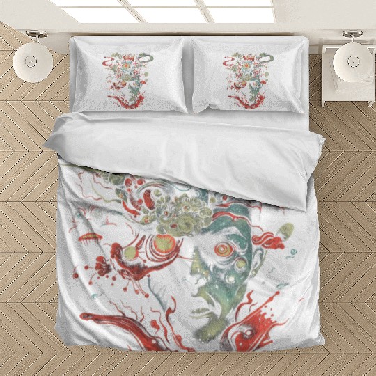 Weirdcore Aesthetic Weird Face Dreamcore Grunge Bedding Sets