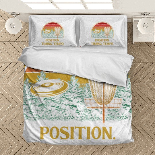 Position Timing Tempo Disc Golf Strategy Golfer Te Bedding Sets