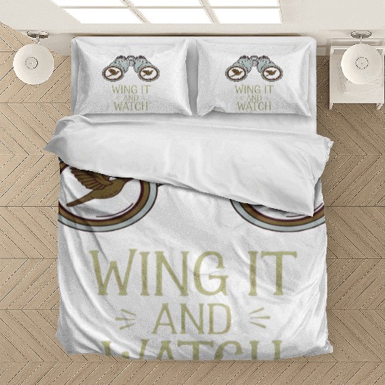 Wing It and Watch Birdwatching Nature Adventure Bedding Sets