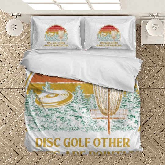 Other Sports Are Pointless Disc Golf Pun Golfer Jo Bedding Sets