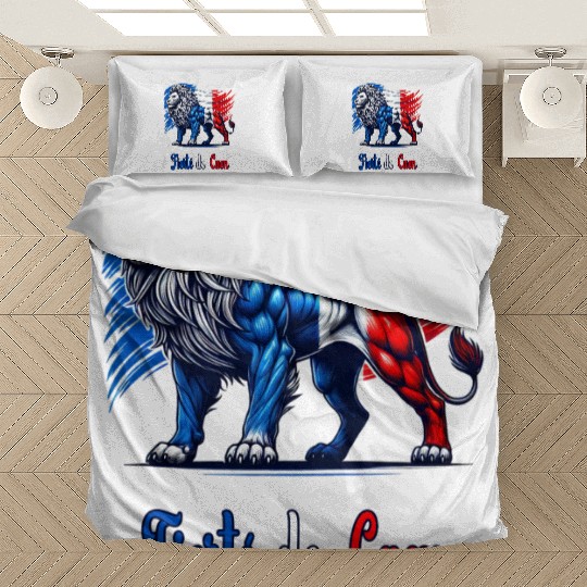 The pride of Caen flag design Bedding Sets