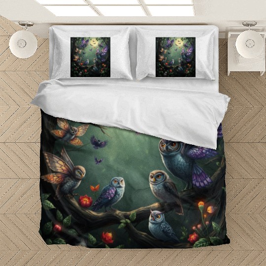 Enchanted Forest Creatures Halloween Ideas Bedding Sets