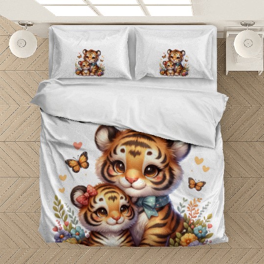 I'm Going To Be A Big Sister Cute Tiger Bedding Sets