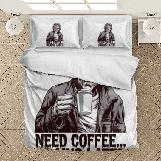 Zombie Coffee Run Bedding Sets