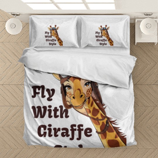 Fly with Giraffe Style Adventure Bedding Sets