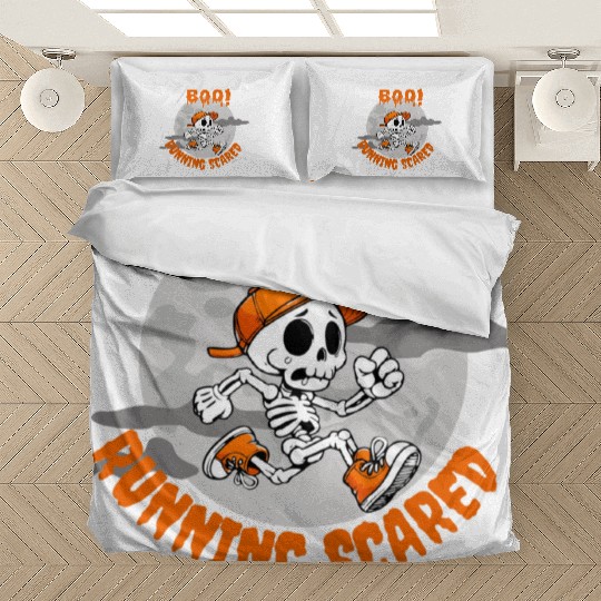 Skeleton running Bedding Sets