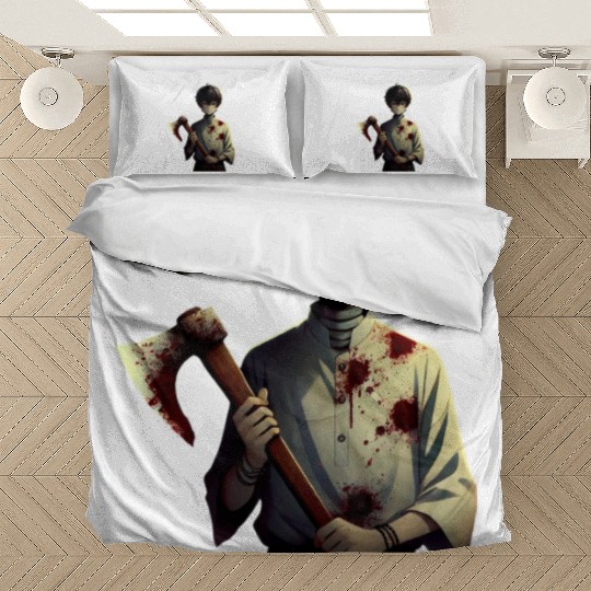 Anime boy & Axe Bedding Sets