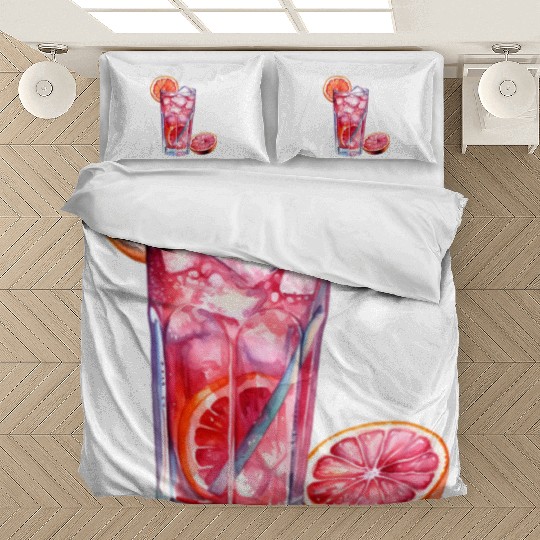 Grapefruit Citrus Cocktail Bedding Sets