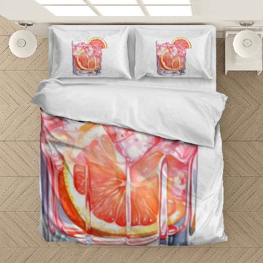 Grapefruit Citrus Cocktail Bedding Sets