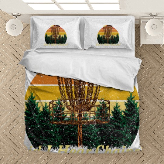 I Hear Chains Disc Golf Sayings Golfer Quotes Spor Bedding Sets
