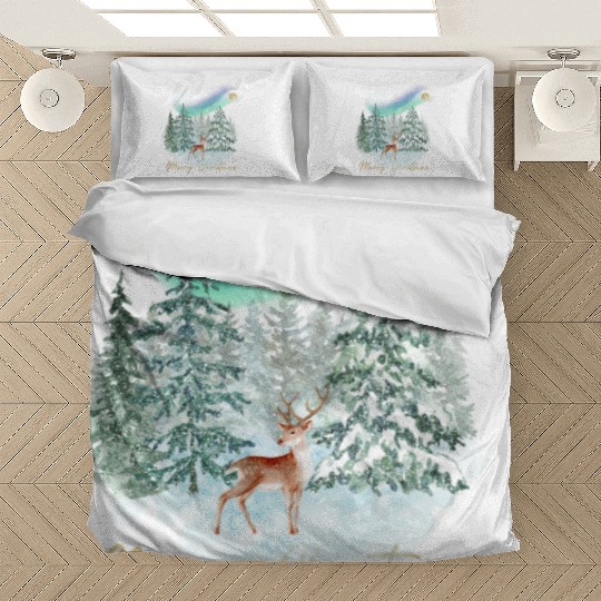 Christmas feeling winter wonderland with nordic Bedding Sets