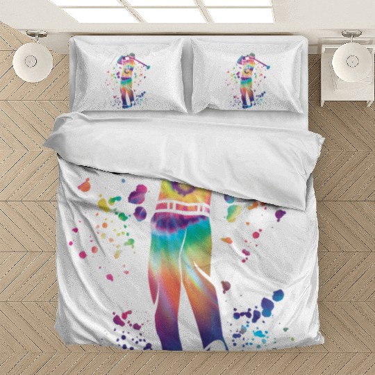 Golfer Colorsplash Kids Miniature Golf Bedding Sets