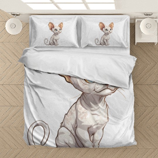 Sphynx Cat Cute Funny Cat Lover Bedding Sets