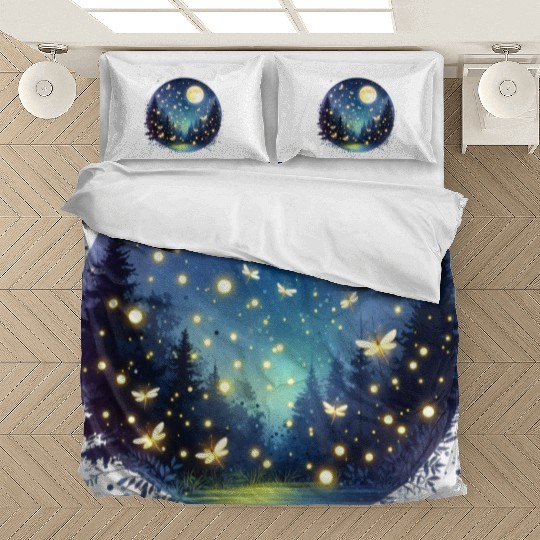 Moonlit Fireflies Bedding Sets