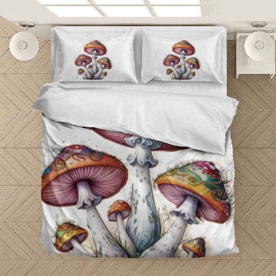Mushrooms Beautiful Bedding Sets