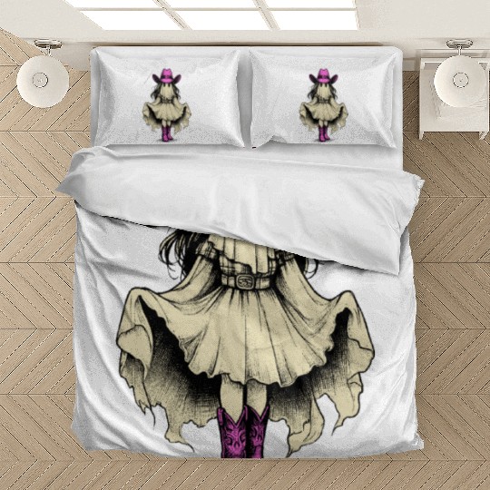 Ghost Cowgirl Western Y2k Bedding Sets