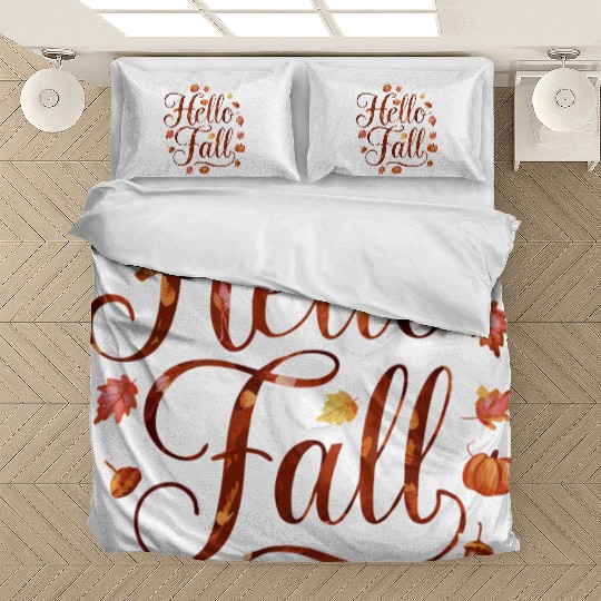 Hello Fall - Embrace the Autumn Vibes Bedding Sets