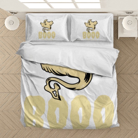 BOOO Fright Night Fun Ghost Halloween Bedding Sets