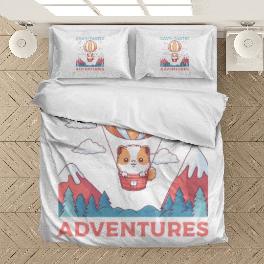 Guinea Pig Cavy-Tastic Adventures Await! Bedding Sets