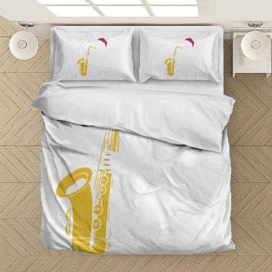 Skeleton Saxophone Destroy the Silence Music Bedding Sets