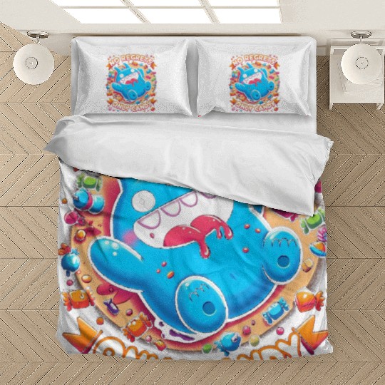Stitch Halloween Disneyland No Regrets Only Candy Bedding Sets