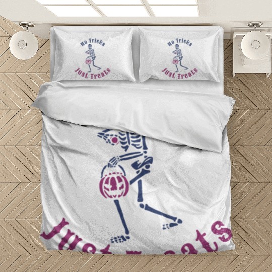 No Tricks Just Treats Halloween Bedding Sets