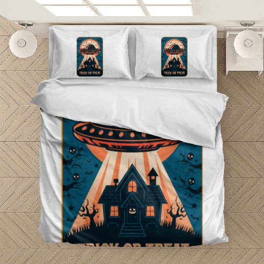 Trick or treat/Space Halloween Bedding Sets