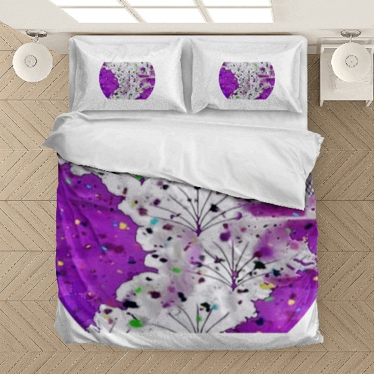 Purple Stream Bedding Sets