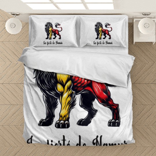 Namur lion flag design Bedding Sets