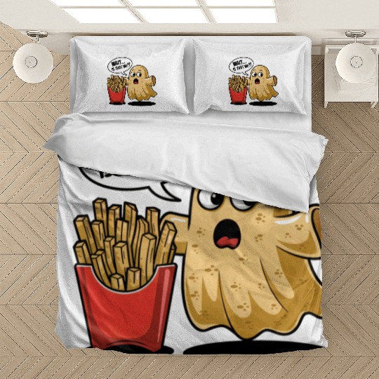 Potato Ghost Afterlife Fries Surprise Bedding Sets