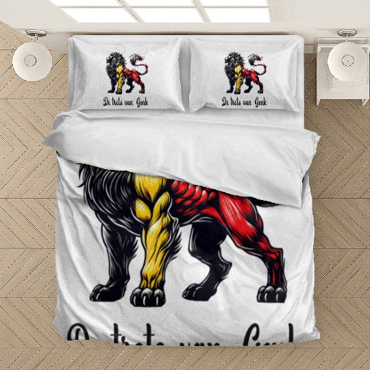 Genk lion flag design Bedding Sets