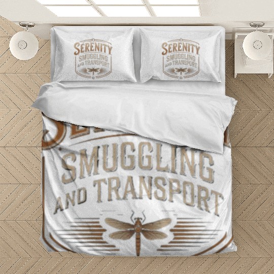 Vintage Serenity Smuggling And Transport Firefly Bedding Sets