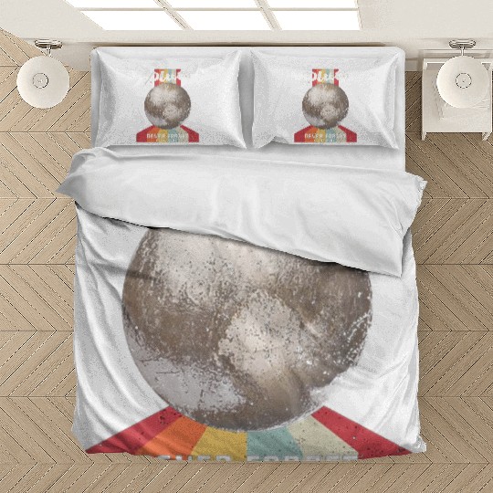 Never Forget Planet Pluto Bedding Sets
