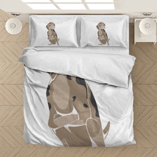 Cute Dog Saying No Catahoula Leopard Dog Bedding Sets