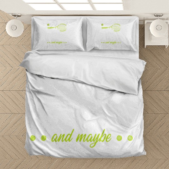 Funny Tennis Player Racket I Like Bedding Sets