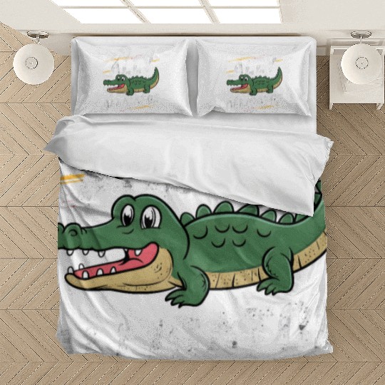 Funny Reptile Pride Month LGBT Ally Cute Alligator Bedding Sets