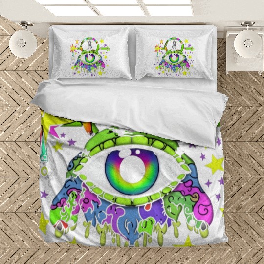Crazy Psychedelic Pop Punk Monster Bedding Sets