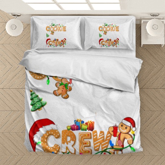 Cookie baking crew Cooking Lover Xmas Gingerbread Bedding Sets