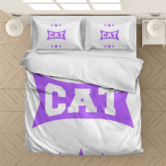 Crazy Cat Lady Text Love Saying Quote Weird Woman Bedding Sets