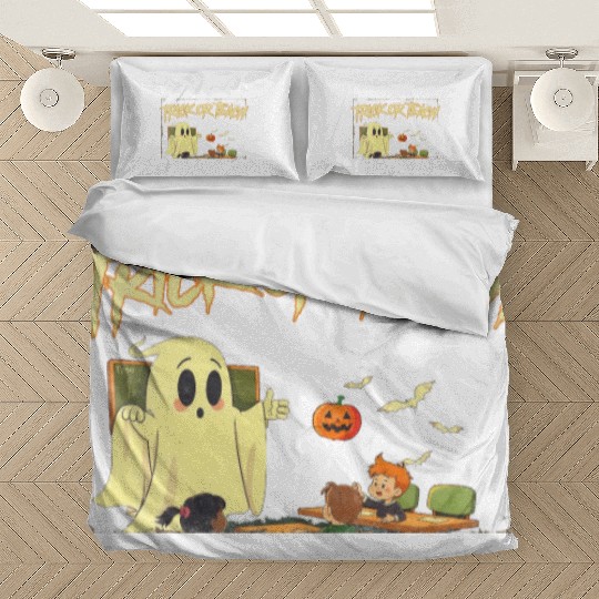 Trick or Teach for Teachers Halloween Vintage 2024 Bedding Sets