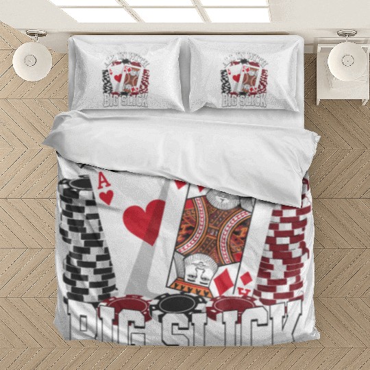 All In With Big Slick Texas Holdem Poker Apparel Bedding Sets