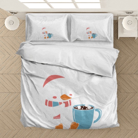 Hot Chocolate Is My Love Language Penguin Bedding Sets