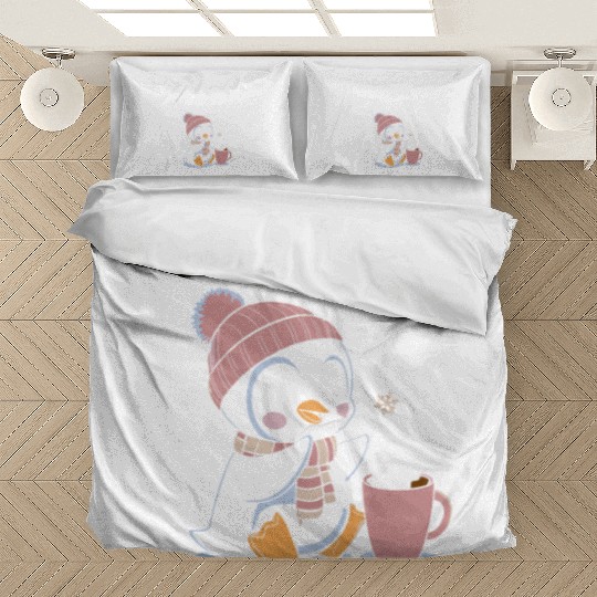 Penguin Love Winter Wonderland Cozy Vibes Bedding Sets