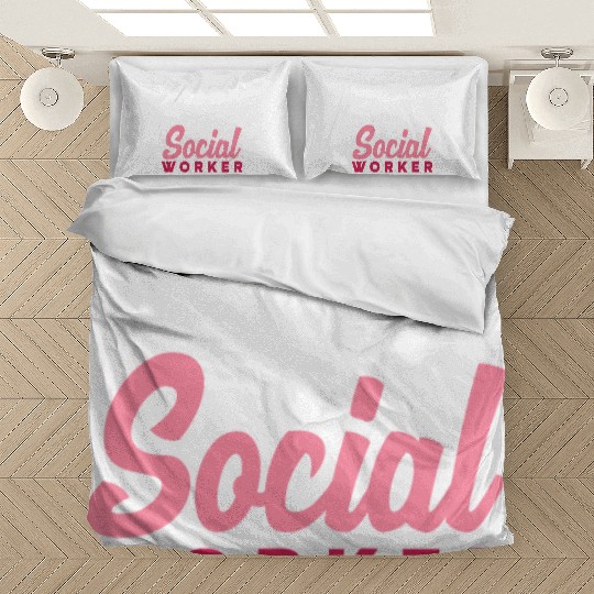 Black And Proud Social Worker Bedding Sets