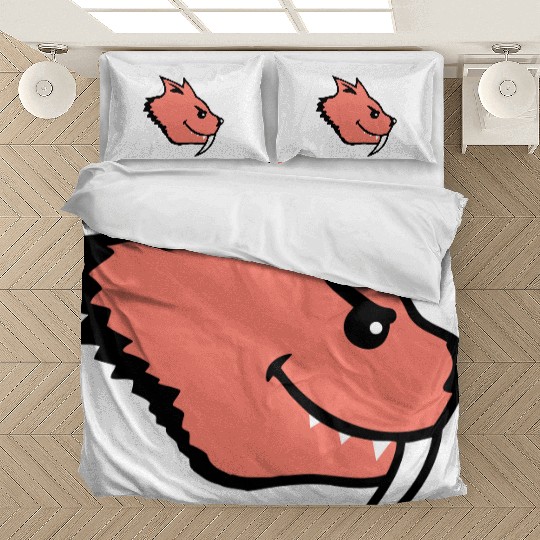 Bad Wild Cat Sabre Tooth Tiger Long Teeth Tiger Bedding Sets